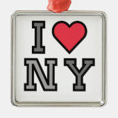 I Liebe New York - Ornament White Red & Grey (Vorne)