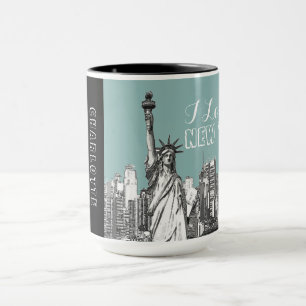 I Liebe New York Personalisiert Tasse