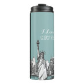 I Liebe New York Personalisiert Thermosbecher (Vorderseite)