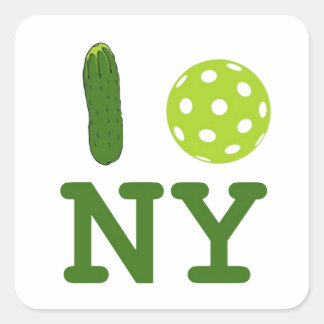 I Liebe New York (Pickleball) Aufkleber