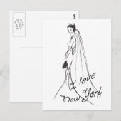 I Liebe New York Postkarte (Vorne/Hinten)