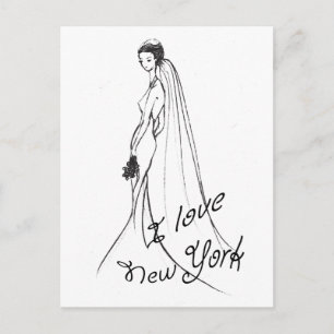 I Liebe New York Postkarte