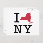 I Liebe New York Postkarte (Vorne/Hinten)