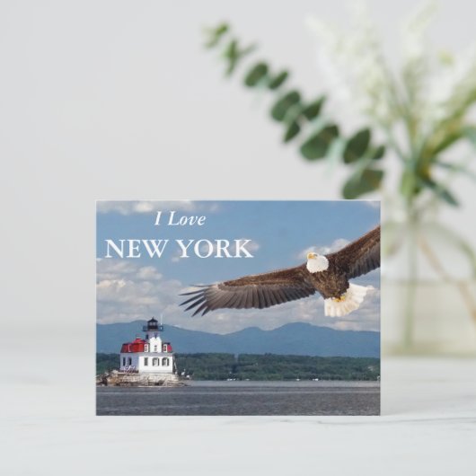 I Liebe New York Postkarte (Stehend Vorderseite)