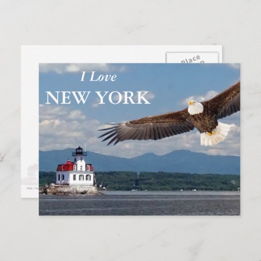 I Liebe New York Postkarte (Vorne/Hinten)