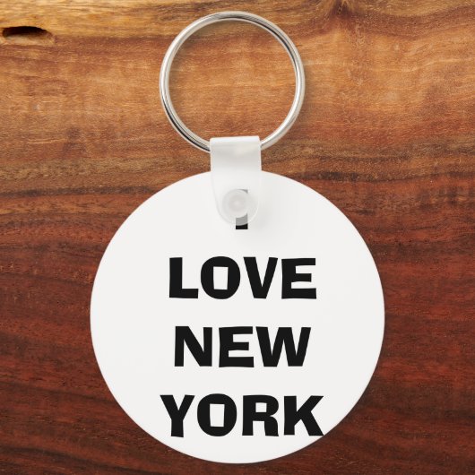 I LIEBE NEW YORK SCHLÜSSELANHÄNGER (Vorderseite)
