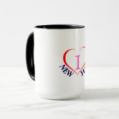 I Liebe New York Tasse (Vorderseite Links)