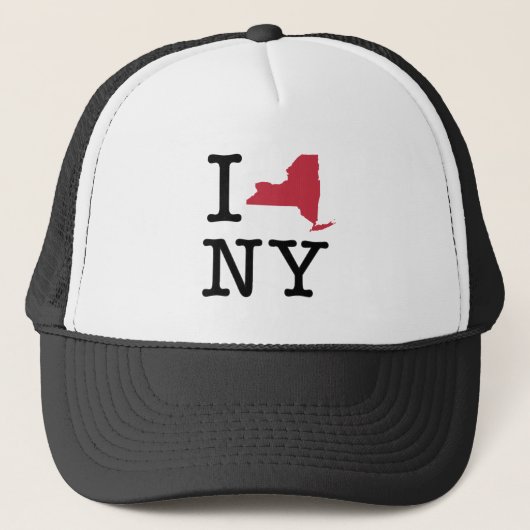I Liebe New York Truckerkappe (Vorderseite)