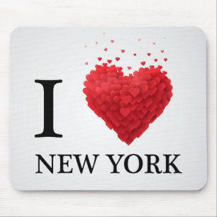 I Liebe-New- Yorkherzen Mousepad