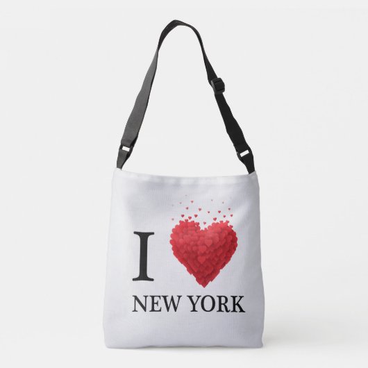 I Liebe-New- Yorkherzen Tragetaschen Mit Langen Trägern (Rückseite)