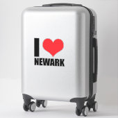 I Liebe Newark Aufkleber (Koffer)