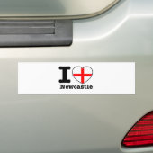 I Liebe Newcastle Autoaufkleber (Auf Auto)