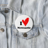 I Liebe Newcastle Button (Beispiel)