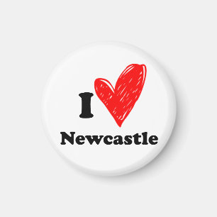 I Liebe Newcastle Magnet