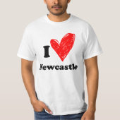 I Liebe Newcastle T - Shirt (Vorderseite)