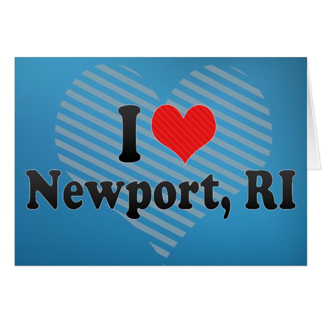 I Liebe Newport, RI (Vorderseite (Horizontal))
