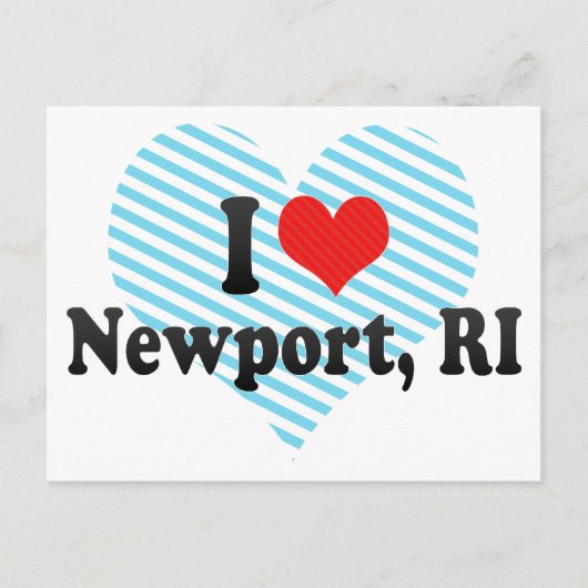 I Liebe Newport, RI Postkarte (Vorderseite)