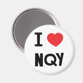 I Liebe Newquay Magnet (Vorderseite/Rückseite)