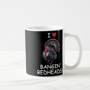 I Liebe Ngin' Rote Köpfe Türkei Jagd Funny Kaffeetasse