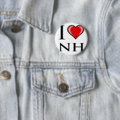 I Liebe NH - New Hampshire Button (Beispiel)