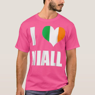 I Liebe Niall Ireland Flaggenherz T-Shirt