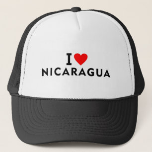 I Liebe Nicaragua Land wie Herztourismus Truckerkappe