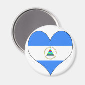 I Liebe Nicaragua Magnet (Vorderseite/Rückseite)