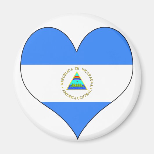 I Liebe Nicaragua Magnet (Vorne)