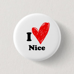 I Liebe Nice Button