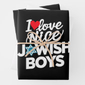 I Liebe Nice Judenjuden Juden Juden Hebrews Hanukk Geschenkpapier Set (Beispiel)