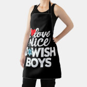 I Liebe Nice Judenjuden Juden Juden Hebrews Hanukk Schürze (InSitu)