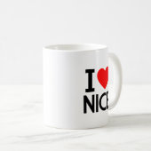 I Liebe Nice Kaffeetasse (VorderseiteRechts)