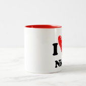 I Liebe Nice Zweifarbige Tasse (Mittel)