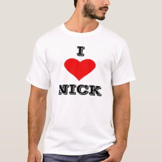 I Liebe-Nick ~ politische allgemeine Wahl T-Shirt