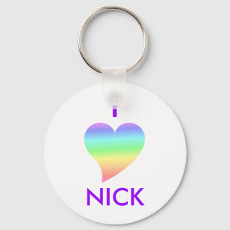 I LIEBE NICK SCHLÜSSELANHÄNGER