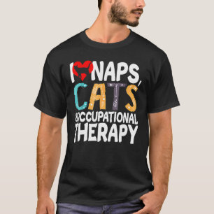 I Liebe Nickerchen Katzen und Berufskrankheiten Ha T-Shirt