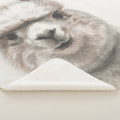 I Liebe Nickerchen Llama Sherpa Baby Blanket Sherpadecke (3/4)