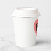 I Liebe Nickerchen - Nickerchen Herz Pappbecher (Rechts)