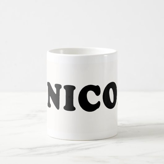 I LIEBE NICOLE KAFFEETASSE (Mittel)