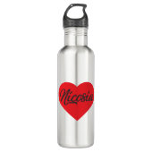 I Liebe Nicosia - Zypern Edelstahlflasche (Vorderseite)