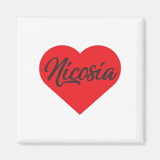 I Liebe Nicosia - Zypern Magnet (Vorne)