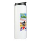 I Liebe Niederlande Zwarf Bunnies Thermosbecher (Nach links gedreht)