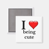 I LIEBE NIEDLICH MAGNET (Vorderseite/Rückseite)