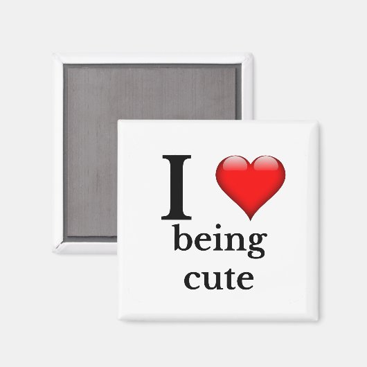 I LIEBE NIEDLICH MAGNET (Vorderseite/Rückseite)