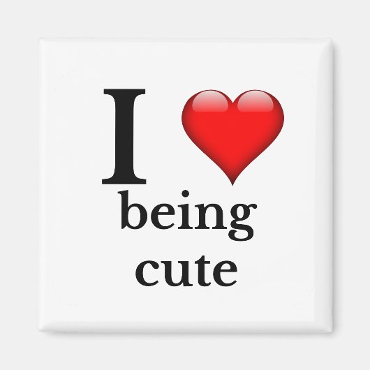 I LIEBE NIEDLICH MAGNET (Vorne)