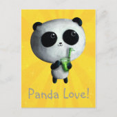 I Liebe Niedlich Pandas Postkarte (Vorderseite)