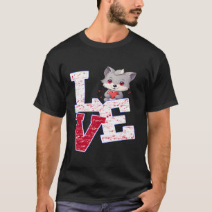 I Liebe Niedliche Baby Wolves T-Shirt