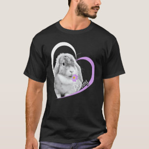 I Liebe Niedliches sonniges Kaninchen Sonnige Blum T-Shirt