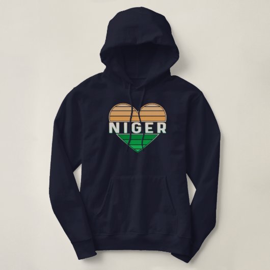 I Liebe Niger, Nigerien Hoodie (Design vorne)