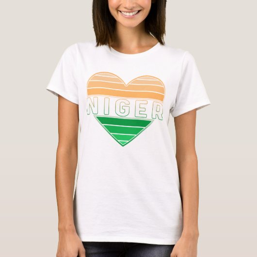 I Liebe Niger, Nigerien T-Shirt (Vorderseite)